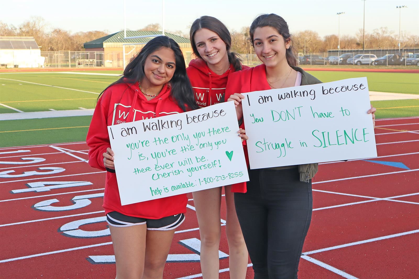  Cypress Woods High School held its first ever “Walk for a Tomorrow” mental health walk on Feb. 28.